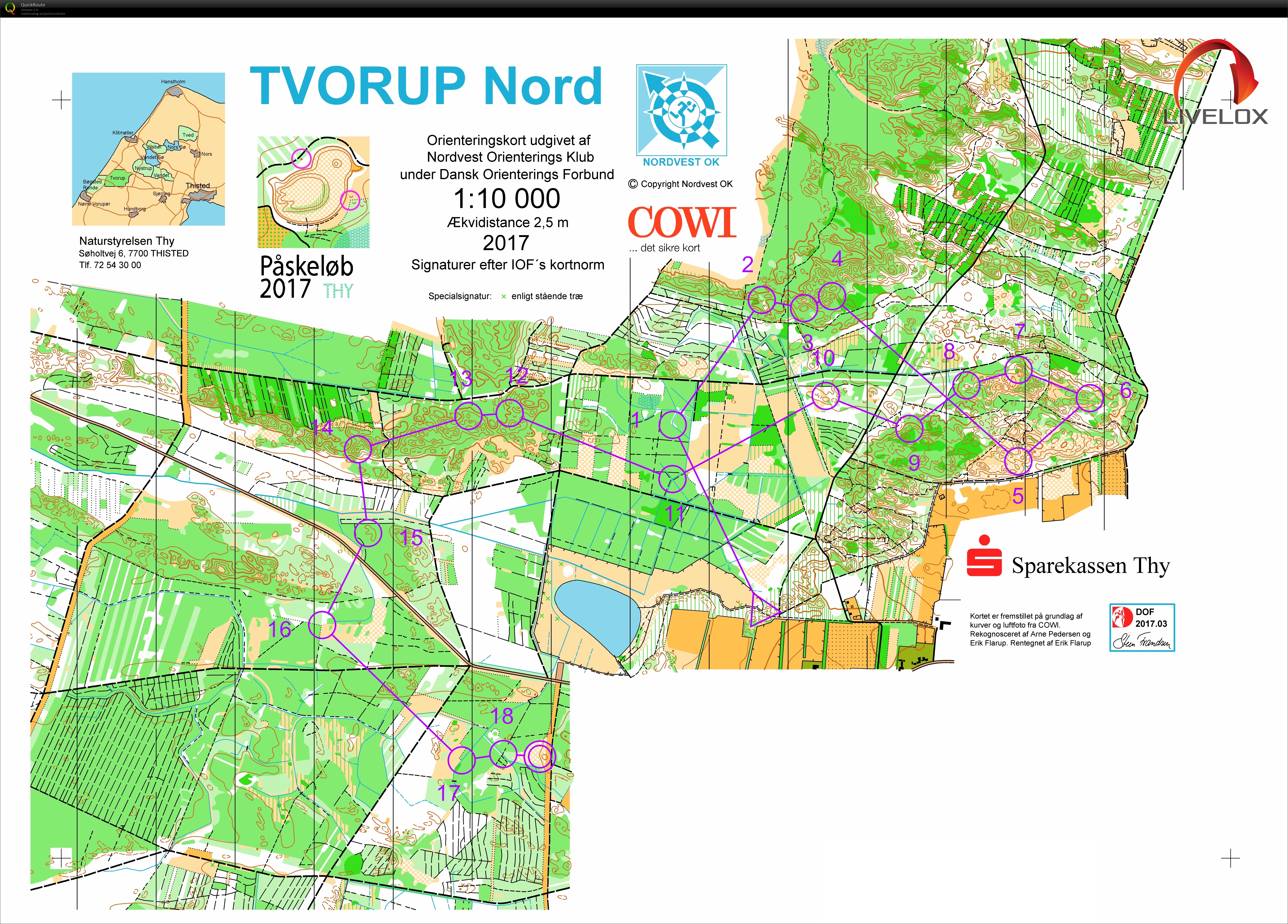Tvorup Nord påskeløb 2017 etape 2 - H21AK (14-04-2017)